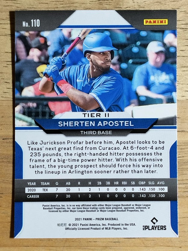 2021 Panini Prizm #110 Sherten Apostel RC