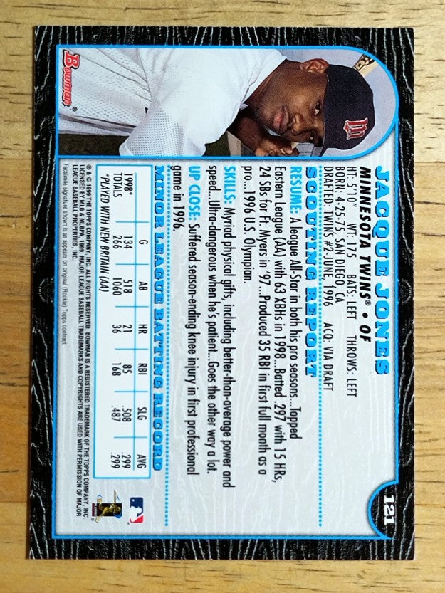 1999 Bowman #121 Jacque Jones