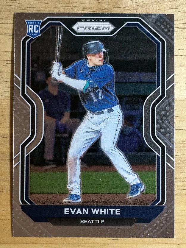 2021 Panini Prizm #89 Evan White RC