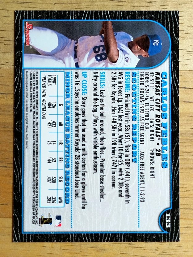 1999 Bowman #133 Carlos Febles