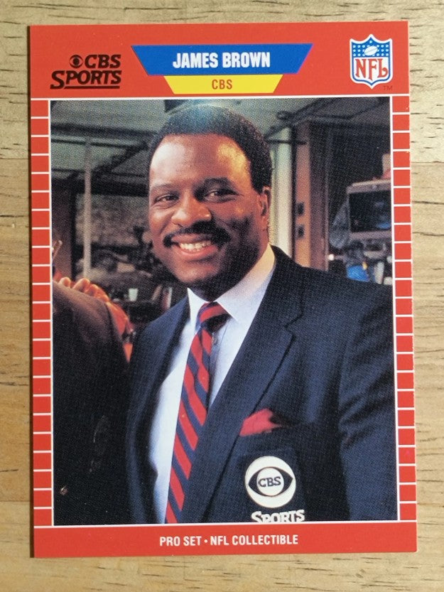 1989 Pro Set Announcers #13 James Brown ANN