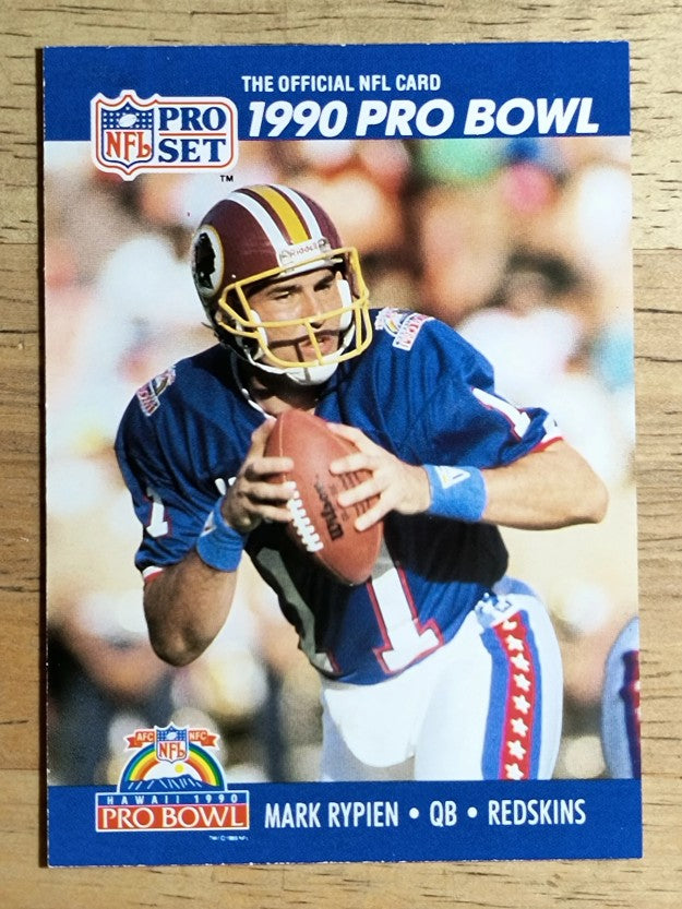 1990 Pro Set #412 Mark Rypien PB