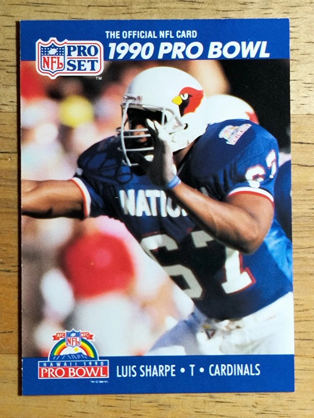 1990 Pro Set #414 Luis Sharpe PB