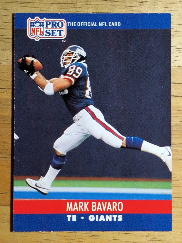 1990 Pro Set #592 Mark Bavaro