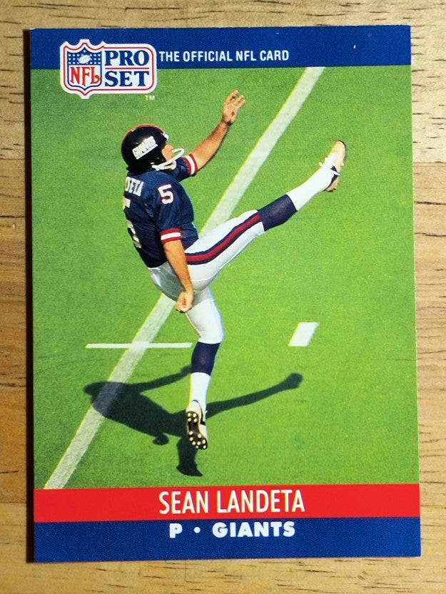 1990 Pro Set #597 Sean Landeta