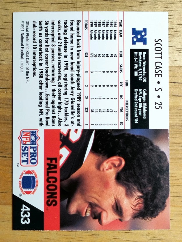 1991 Pro Set #433 Scott Case