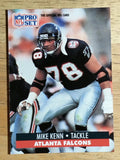 1991 Pro Set #437 Mike Kenn