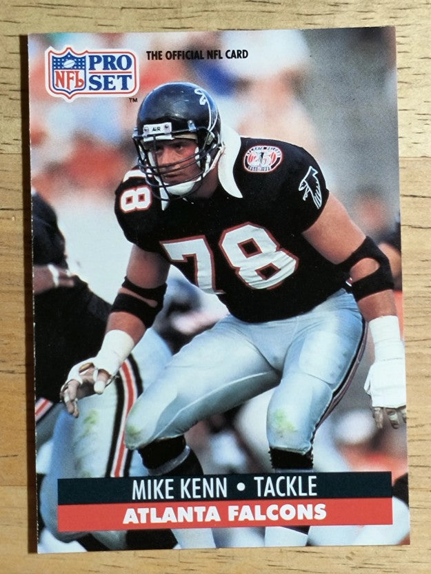 1991 Pro Set #437 Mike Kenn