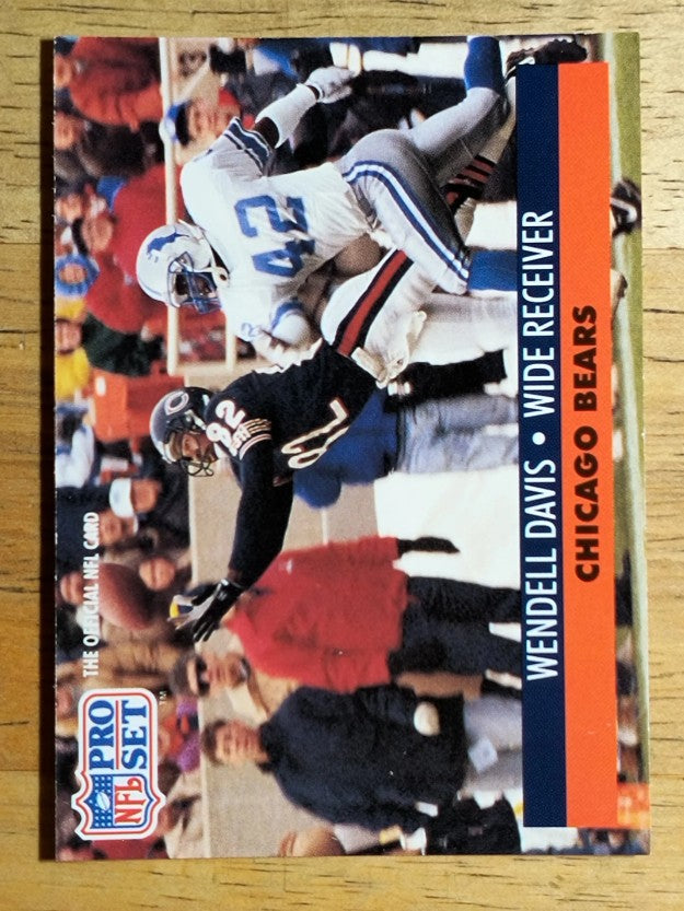 1991 Pro Set #454 Wendell Davis