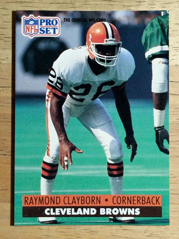 1991 Pro Set #472 Raymond Clayborn