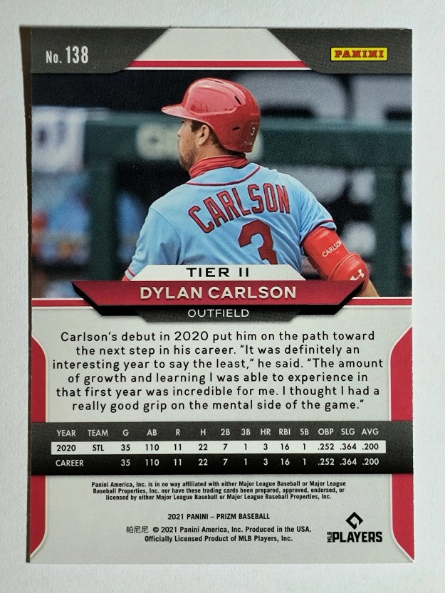 2021 Panini Prizm #138 Dylan Carlson RC