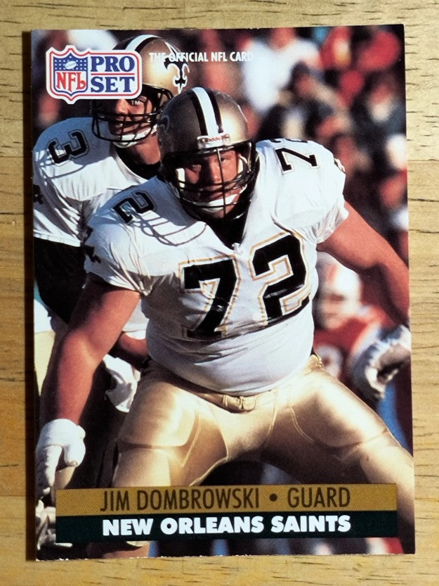 1991 Pro Set #588 Jim Dombrowski