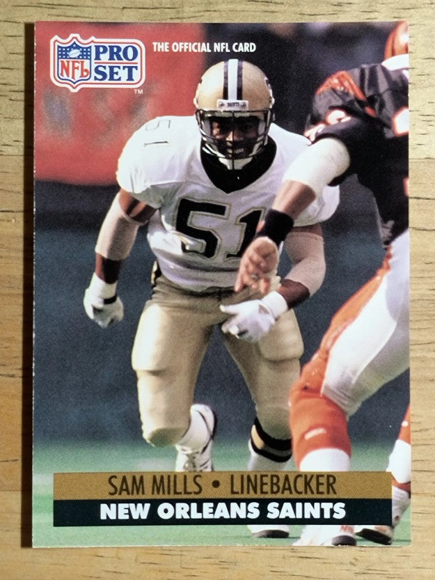1991 Pro Set #592 Sam Mills