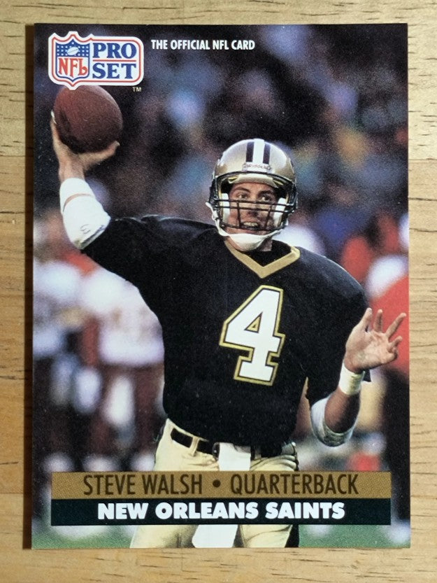 1991 Pro Set #594 Steve Walsh