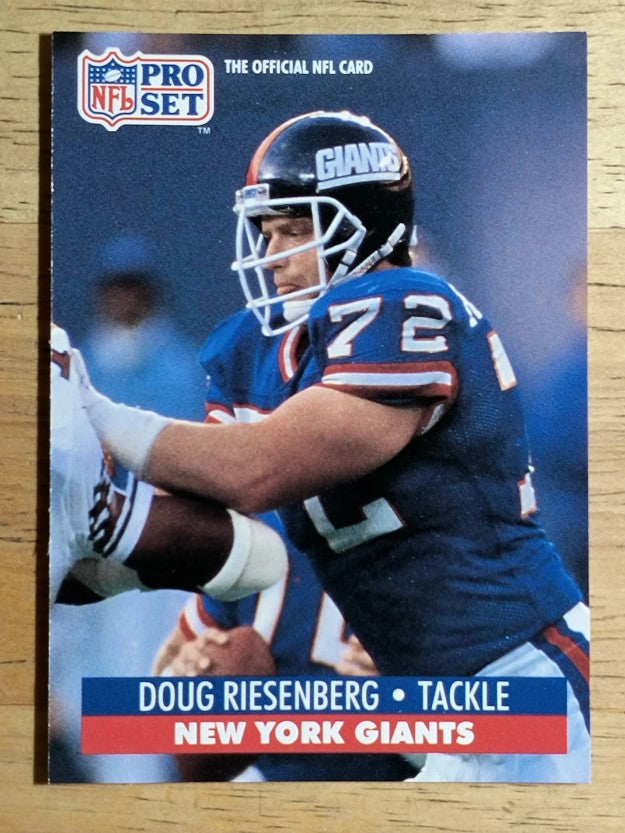 1991 Pro Set #599 Doug Riesenberg