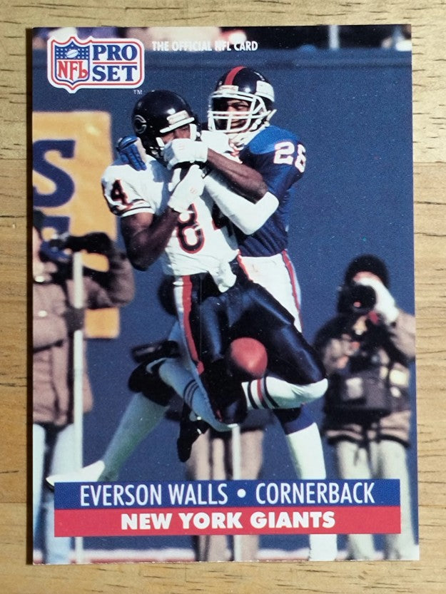 1991 Pro Set #603 Everson Walls