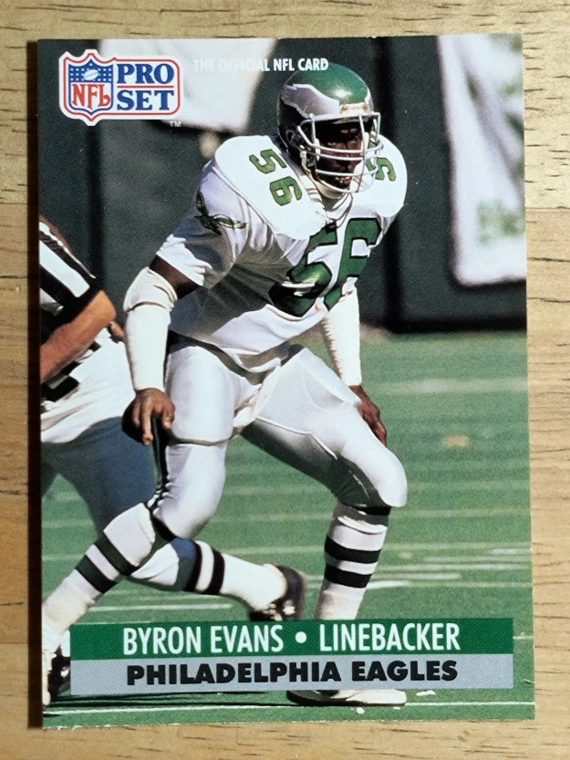 1991 Pro Set #615 Byron Evans