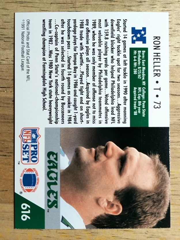 1991 Pro Set #616 Ron Heller