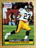 1991 Pro Set #632 Thomas Everett
