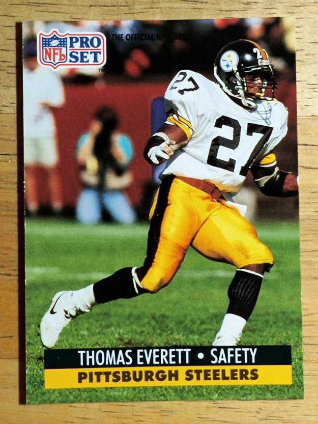 1991 Pro Set #632 Thomas Everett