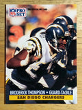 1991 Pro Set #647 Broderick Thompson