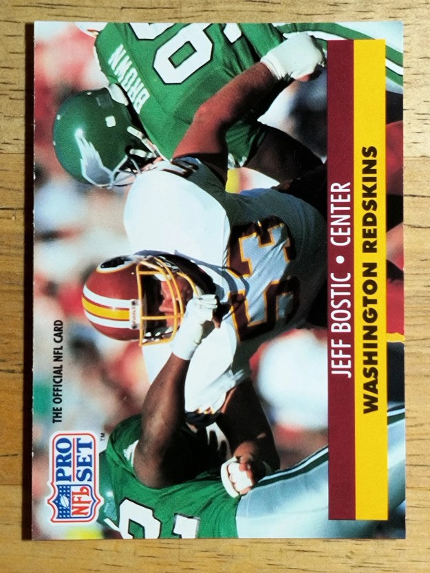 1991 Pro Set #676 Jeff Bostic