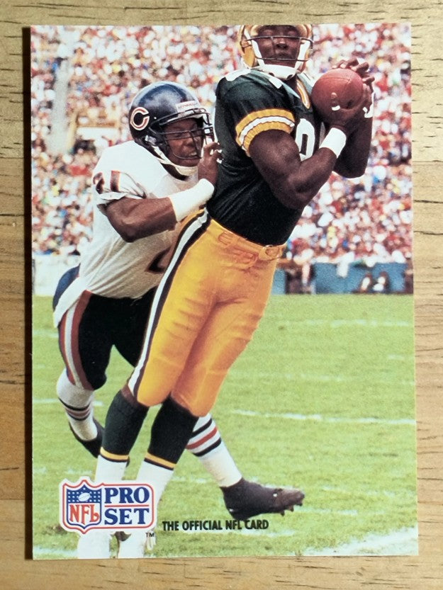 1991 Pro Set #715 1st Place Color PHOTO/Action/Sterling Sharpe