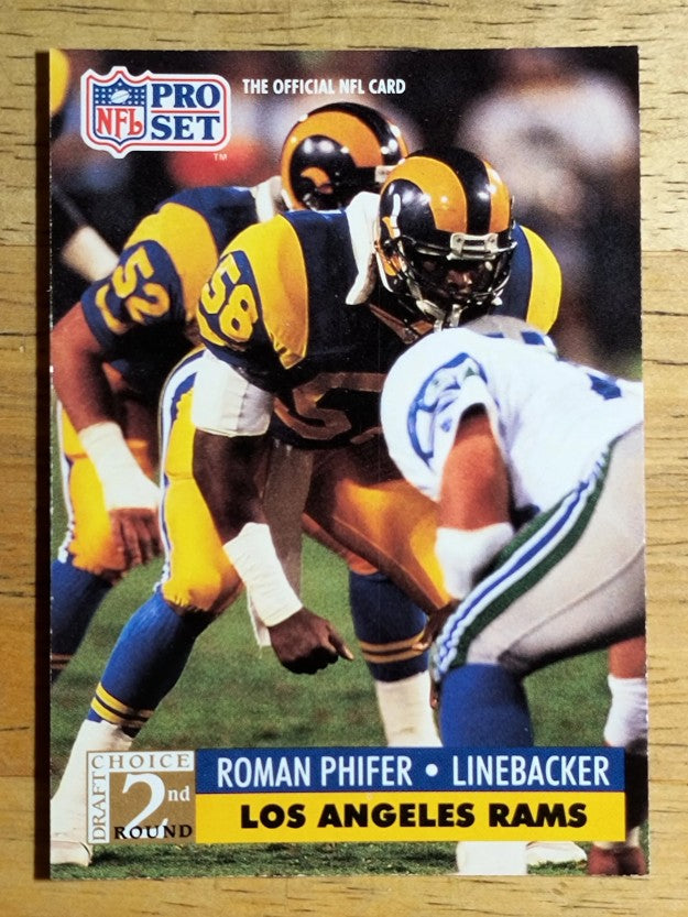 1991 Pro Set #760 Roman Phifer RC