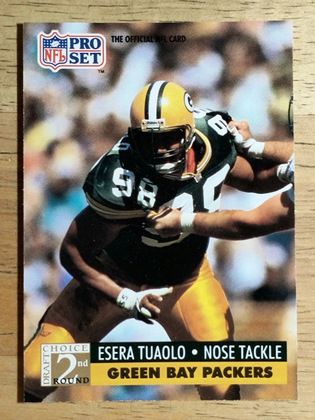 1991 Pro Set #764 Esera Tuaolo RC