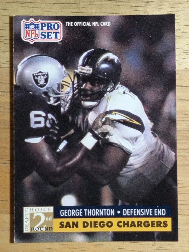 1991 Pro Set #765 George Thornton RC