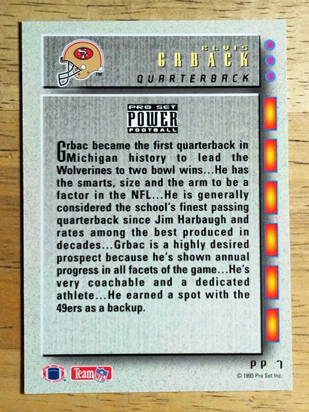 1993 Power Update Prospects #7 Elvis Grbac RC