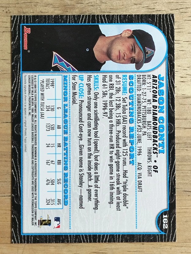 1999 Bowman #162 Jason Conti