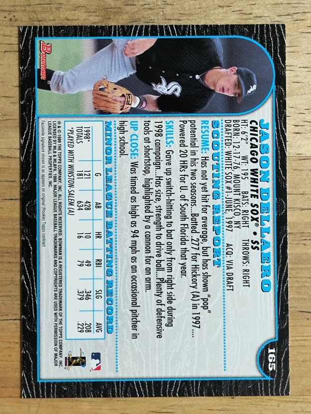 1999 Bowman #165 Jason Dellaero