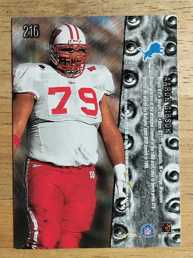 1999 Metal Universe #216 Aaron Gibson RC
