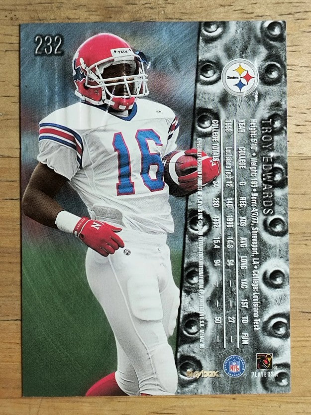 1999 Metal Universe #232 Troy Edwards RC
