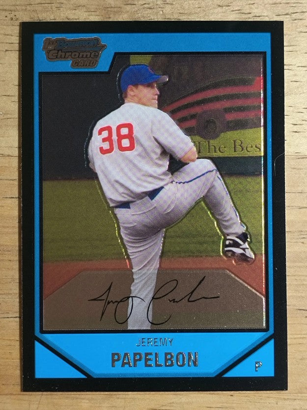 2007 Bowman Chrome Prospects #BC6 Jeremy Papelbon