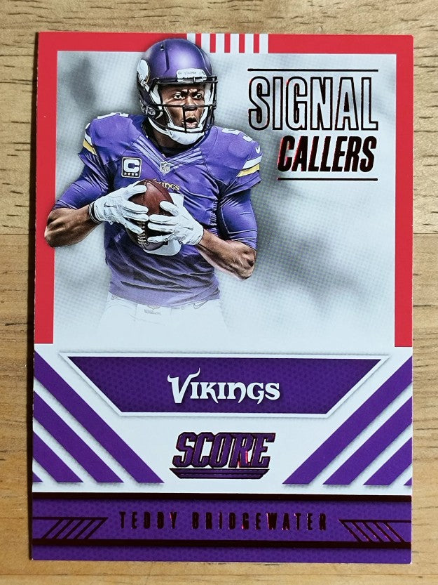 2016 Score Signal Callers Red #14 Teddy Bridgewater (NM)