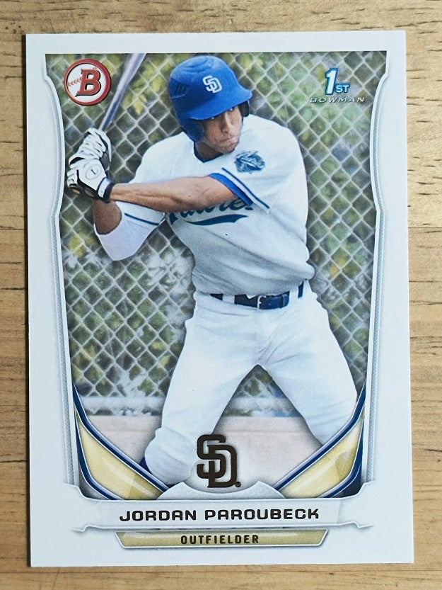 2014 Bowman Prospects #BP58 Jordan Paroubeck