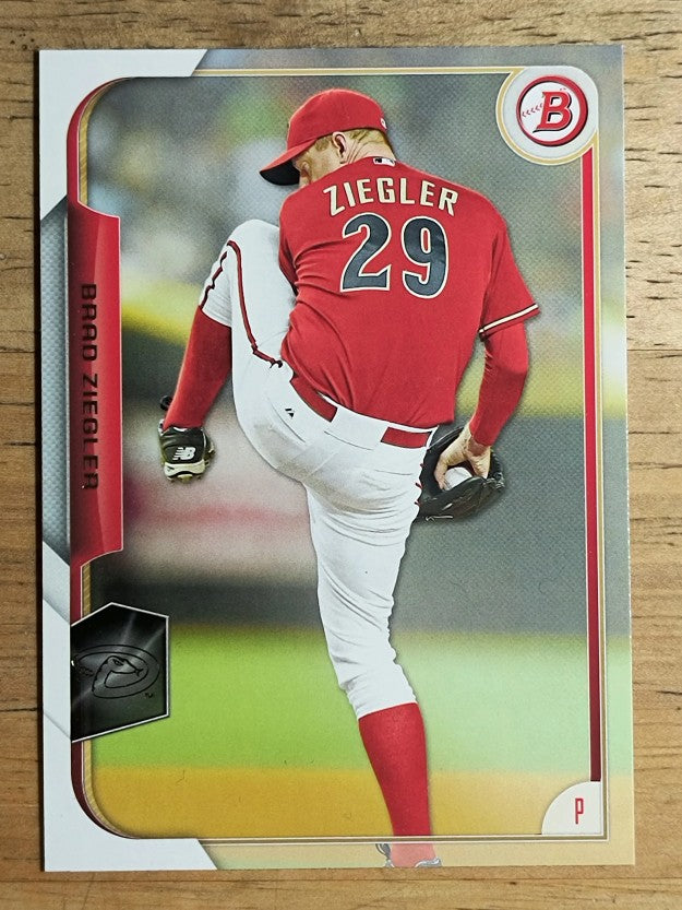 2015 Bowman #6 Brad Ziegler