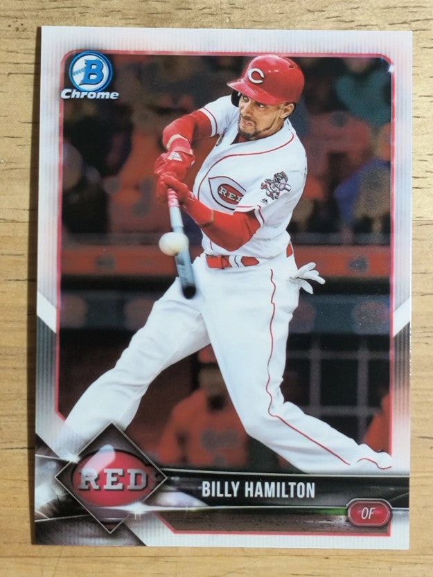 2018 Bowman Chrome #39 Billy Hamilton