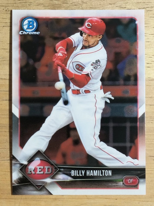 2018 Bowman Chrome #39 Billy Hamilton