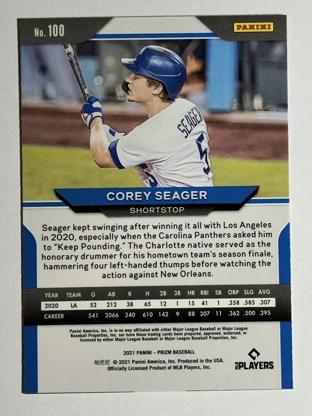 2021 Panini Prizm #100 Corey Seager