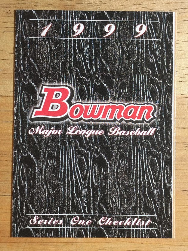1999 Bowman Checklists #NNO Series 1