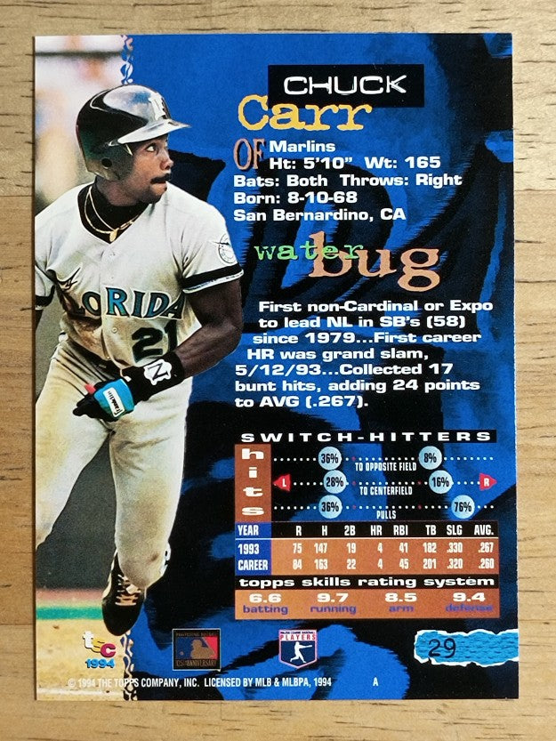 1994 Stadium Club #29 Chuck Carr