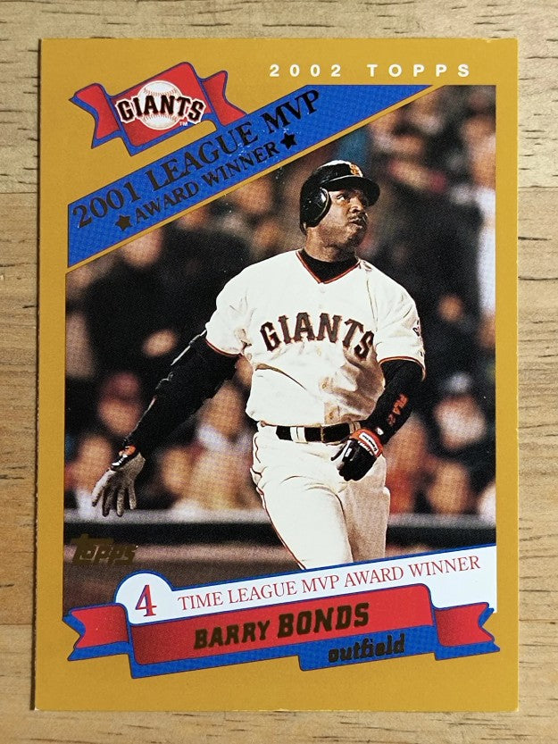 2002 Topps #717 Barry Bonds MVP