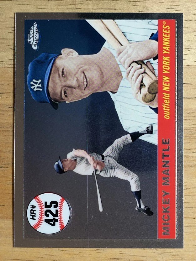 2006 Topps Chrome Mantle Home Run History #MHRC425 Mickey Mantle