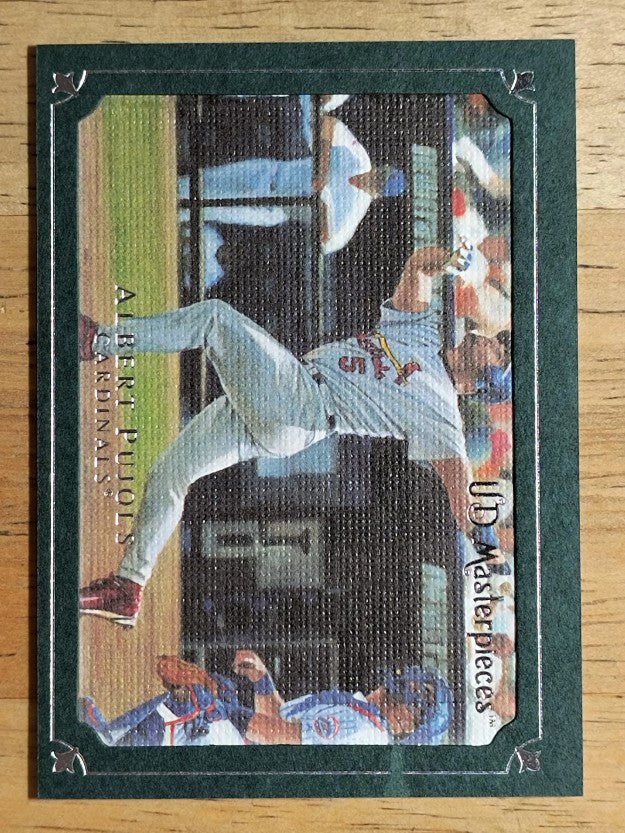 2007 UD Masterpieces Windsor Green #38 Albert Pujols