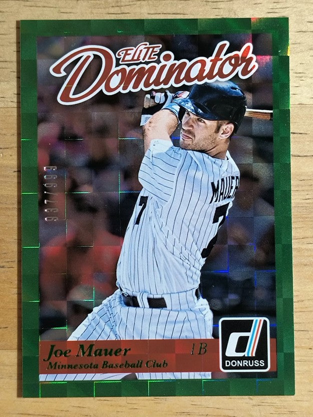 2014 Donruss Elite Dominator #14B Joe Mauer