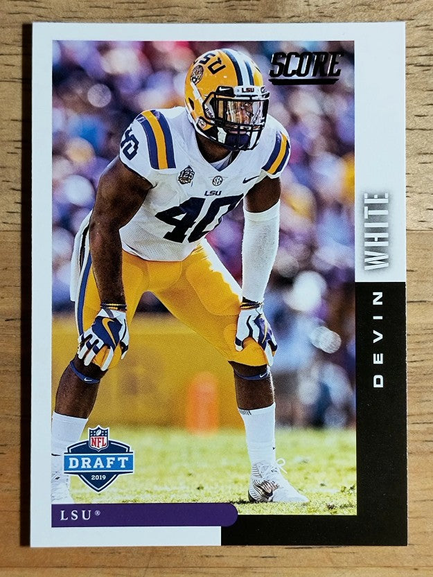 2019 Score NFL Draft #DFT20 Devin White