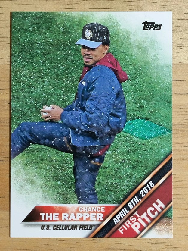 2016 Topps Update First Pitch #FP7 Chance the Rapper